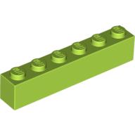LEGO® los onderdeel Steen in kleur Limoen 3009
