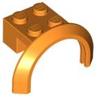 LEGO® los onderdeel Spatbord in kleur Oranje 50745