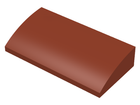 LEGO® los onderdeel Dakpan Gebogen Roodachtig Bruin 61068