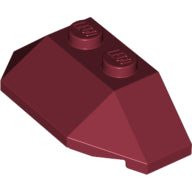 LEGO® los onderdeel Wig in kleur Donkerrood 47759