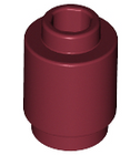 LEGO® los onderdeel Steen Rond in kleur Donkerrood 3062
