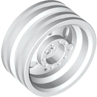 LEGO® los onderdeel Wiel in kleur Wit 56904