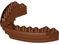 LEGO® los onderdeel Boot in kleur Roodachtig Bruin 64645