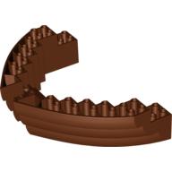 Plaatje in Gallery viewer laden, LEGO® los onderdeel Boot in kleur Roodachtig Bruin 64645