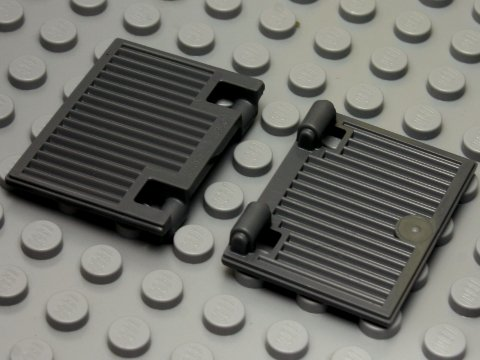 LEGO® Venster, Ruit en Luik Donker Blauwachtig Grijs 60800
