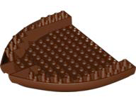 LEGO® los onderdeel Boot in kleur Roodachtig Bruin 64651