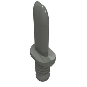 LEGO® los onderdeel Wapen Donker Blauwachtig Grijs 44658a