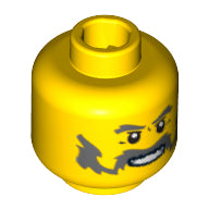 Plaatje in Gallery viewer laden, LEGO® los onderdeel Hoofd in kleur Geel 3626pb0326