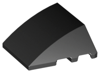 Plaatje in Gallery viewer laden, LEGO® los onderdeel Wig in kleur Zwart 64225