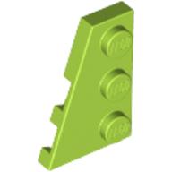 Plaatje in Gallery viewer laden, LEGO® los onderdeel Wig Plaat in kleur Limoen 43723