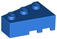 Plaatje in Gallery viewer laden, LEGO® los onderdeel Wig in kleur Blauw 6565