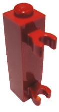 Plaatje in Gallery viewer laden, LEGO® los onderdeel Steen Aangepast in kleur Rood 60583a