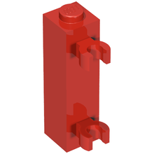 Plaatje in Gallery viewer laden, LEGO® los onderdeel Steen Aangepast in kleur Rood 60583a