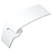 LEGO® los onderdeel Technisch Paneel in kleur Wit 61071