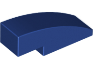 Plaatje in Gallery viewer laden, LEGO® los onderdeel Dakpan Gebogen Donkerblauw 50950