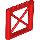 LEGO® los onderdeel Steunpilaar in kleur Rood 64448