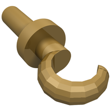 Plaatje in Gallery viewer laden, LEGO® los onderdeel Lijf Accessoire in kleur Parel Goud 2531