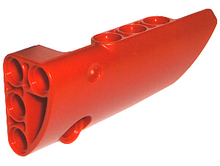 Plaatje in Gallery viewer laden, LEGO® los onderdeel Technisch Paneel in kleur Rood 64391