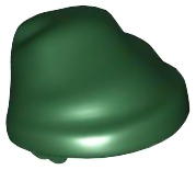 Plaatje in Gallery viewer laden, LEGO® los onderdeel Hoofddeksels in kleur Donkergroen x70
