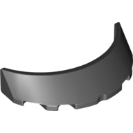 LEGO® los onderdeel Voorruit in kleur Zwart 62360