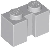 Plaatje in Gallery viewer laden, LEGO® onderdeel Steen Aangepast Licht Blauwachtig Grijs 4216