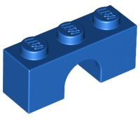 LEGO® los onderdeel Steen Boog in kleur Blauw 4490