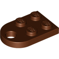 Plaatje in Gallery viewer laden, LEGO® los onderdeel Plaat Aangepast Roodachtig Bruin 3176