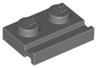 LEGO® Plaat Aangepast Donker Blauwachtig Grijs 32028