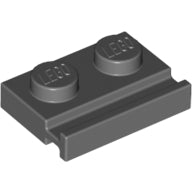 LEGO® Plaat Aangepast Donker Blauwachtig Grijs 32028