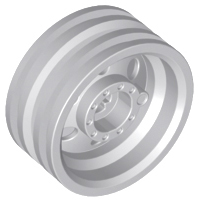 LEGO® los onderdeel Wiel Licht Blauwachtig Grijs 56904