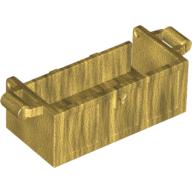 Plaatje in Gallery viewer laden, LEGO® los onderdeel Container in kleur Parel Goud 4738a