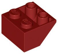 LEGO® los onderdeel Dakpan Omgekeerd Donkerrood 3660