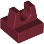 LEGO® los onderdeel Tegel Aangepast in kleur Donkerrood 2555