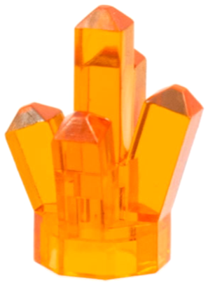 LEGO® los onderdeel Rots in kleur Doorzichtig Oranje 52