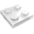 LEGO® los onderdeel Plaat Algemeen in kleur Doorzichtig 3022