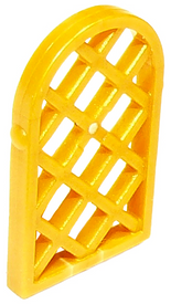 LEGO® los onderdeel Venster, Ruit en Luik Parel Goud 30046