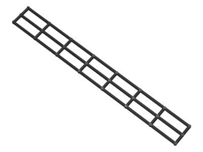 LEGO® los onderdeel Boot in kleur Zwart 47996