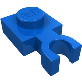 LEGO® los onderdeel Plaat Aangepast in kleur Blauw 4085b