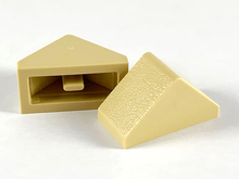 Plaatje in Gallery viewer laden, LEGO® los onderdeel Dakpan Algemeen in kleur Geelbruin 3044b