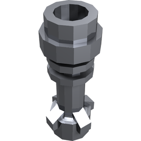 LEGO® los onderdeel Wapen in kleur Metallisch Zilver 64567