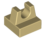 LEGO® los onderdeel Tegel Aangepast in kleur Geelbruin 2555