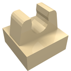 LEGO® los onderdeel Tegel Aangepast in kleur Geelbruin 2555