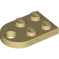 Plaatje in Gallery viewer laden, LEGO® los onderdeel Plaat Aangepast in kleur Geelbruin 3176