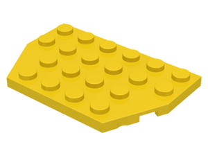 LEGO® los onderdeel Wig Plaat in kleur Geel 32059