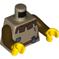 LEGO® Lijf met Motief Donker Geelbruin 973pb0537c02