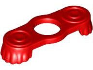 LEGO® los onderdeel Lijf Accessoire in kleur Rood 2526