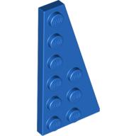 Plaatje in Gallery viewer laden, LEGO® los onderdeel Wig Plaat in kleur Blauw 54383