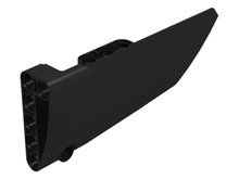 Plaatje in Gallery viewer laden, LEGO® los onderdeel Technisch Paneel in kleur Zwart 64682