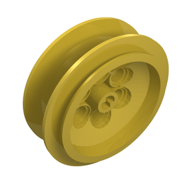 LEGO® los onderdeel Wiel in kleur Geel 32020