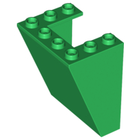 LEGO® los onderdeel Voorruit in kleur Groen 4872
